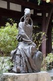 Du Fu (Dù Fǔ; Wade–Giles: Tu Fu, 712–770) was a prominent Chinese poet of the Tang Dynasty. Along with Li Bai (Li Bo), he is frequently called the greatest of the Chinese poets. In 759 Du Fu moved to Chengdu, built a thatched hut near the Flower Rinsing Creek and lived there for four years. The 'thatched hut' period was the peak of Du Fu's creativity. He wrote two hundred and forty poems, among them: 'My Thatched Hut was torn apart by Autumn Wind' and 'The Prime Minister of Shu'.<br/><br/>

Chengdu, known formerly as Chengtu, is the capital of Sichuan province in Southwest China. In the early 4th century BC, the 9th Kaiming king of the ancient Shu moved his capital to the city's current location from today's nearby Pixian.